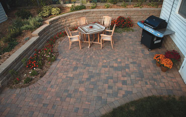 walkout patio