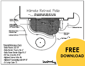 retreat patio plan