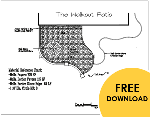 walkout patio plan